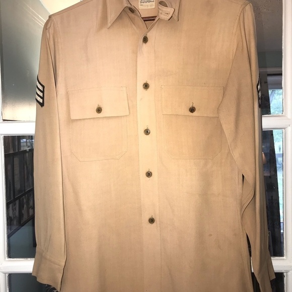 GUC Vintage Army Sergeant’s Shirt. This is an official Army issued shi… - Picture 4 of 16